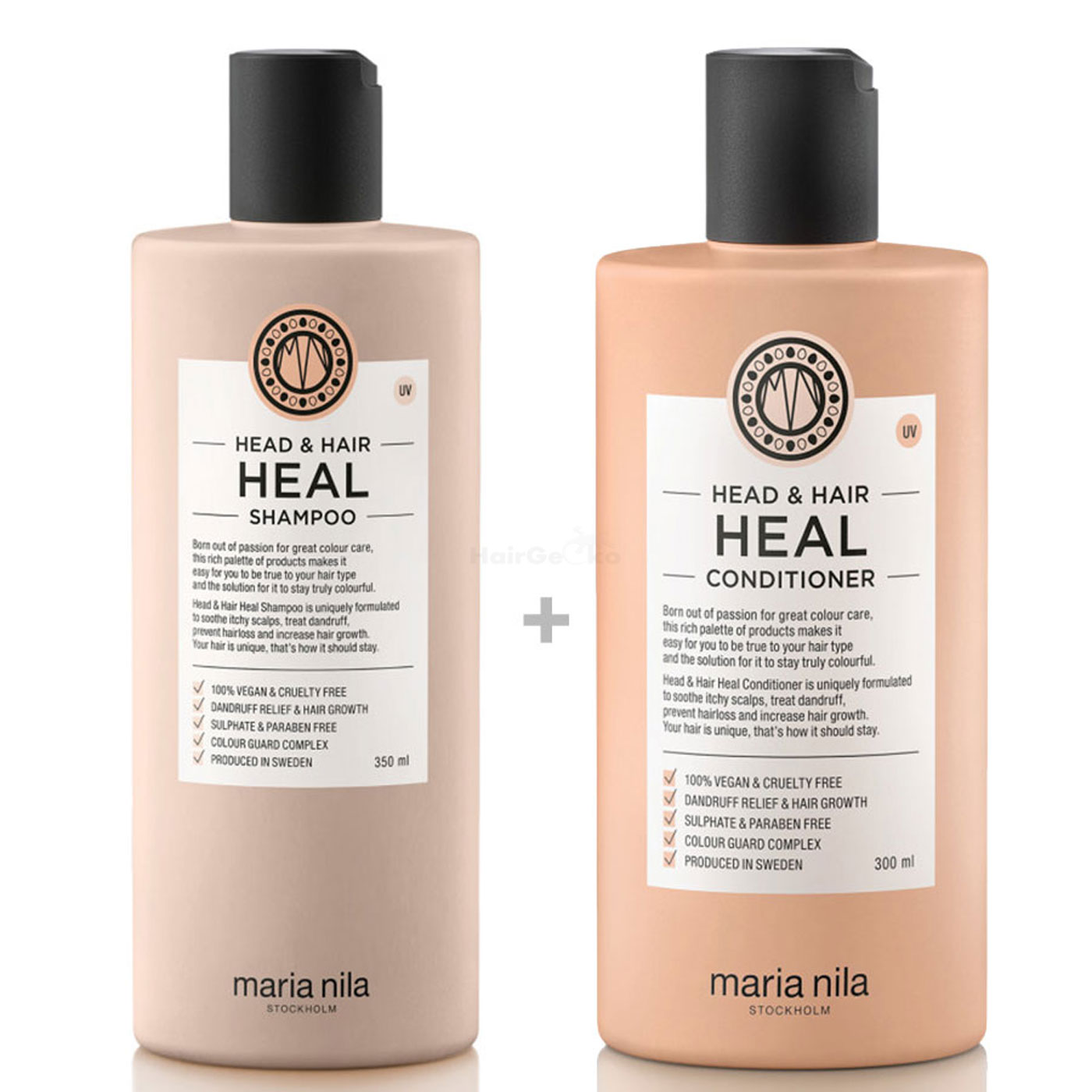 Maria Nila Head & Hair Heal Set - Shampoo 350 ml + Conditioner 300 ml
