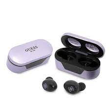 Guess True Wireless Bluetooth 5 Earbuds purple