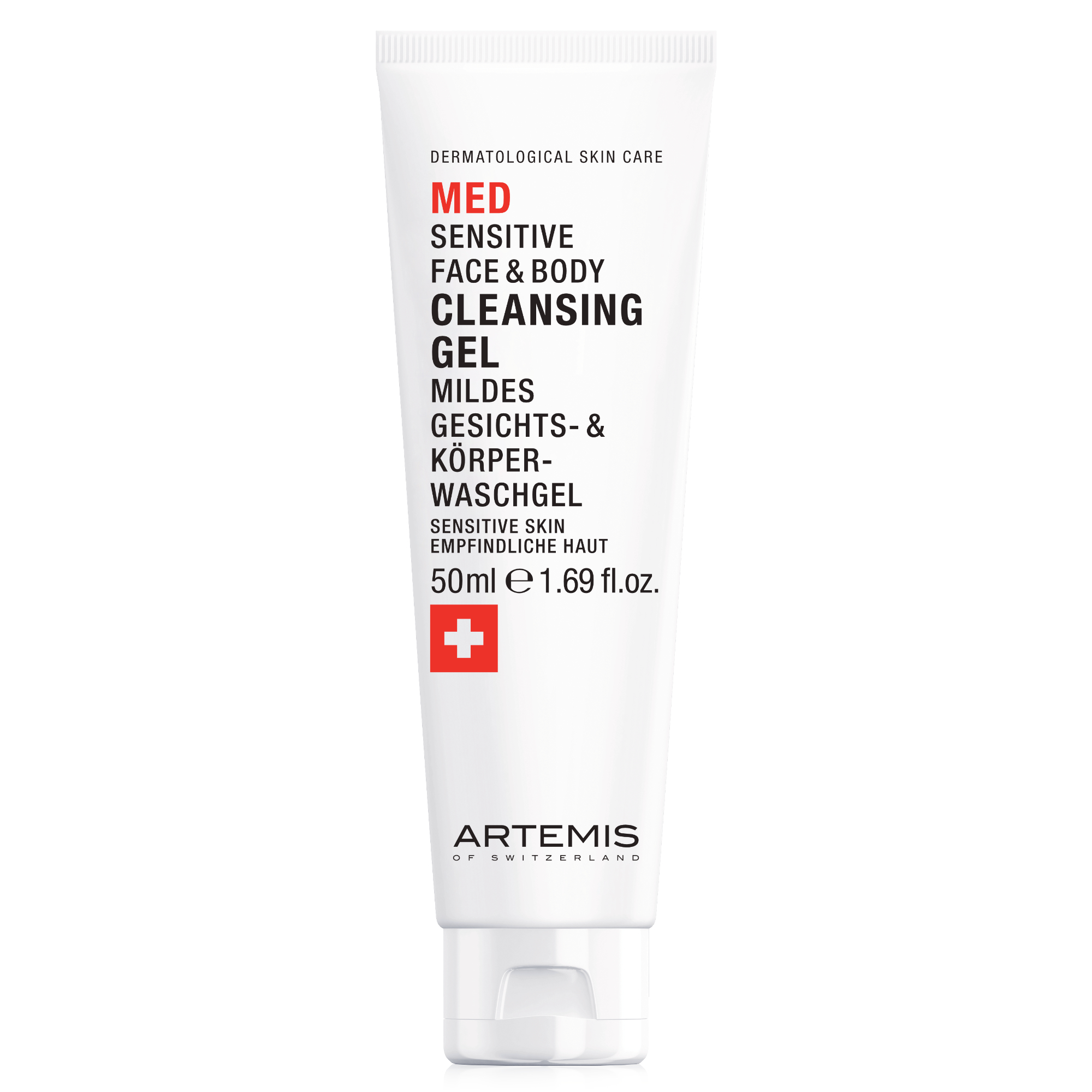 Artemis MED Sensitive Face & Body Cleansing Gel 50ml 